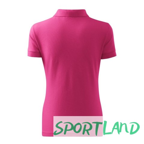 Koszulka polo Malfini Cotton W MLI-21340 czerwień purpurowa L Koszulka polo Malfini Cotton W MLI-21340 czerwień purpurowa L