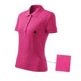 Koszulka polo Malfini Cotton W MLI-21340 czerwień purpurowa XS