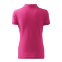 Koszulka polo Malfini Cotton W MLI-21340 czerwień purpurowa XS