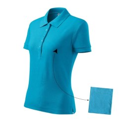Koszulka polo Malfini Cotton W MLI-21344 turkus XS