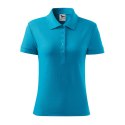 Koszulka polo Malfini Cotton W MLI-21344 turkus S
