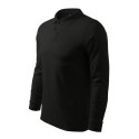 Koszulka polo Malfini Single J. LS M MLI-21101 czarny M