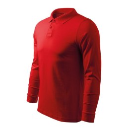 Koszulka polo Malfini Single J. LS M MLI-21107 czerwony M