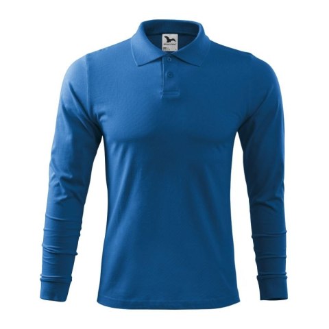 Koszulka polo Malfini Single J. LS M MLI-21114 lazurowy 2XL Koszulka polo Malfini Single J. LS M MLI-21114 lazurowy 2XL