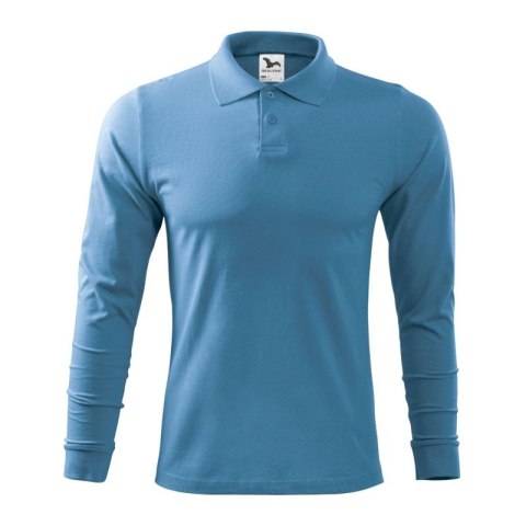 Koszulka polo Malfini Single J. LS M MLI-21114 lazurowy 2XL Koszulka polo Malfini Single J. LS M MLI-21114 lazurowy 2XL