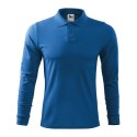 Koszulka polo Malfini Single J. LS M MLI-21114 lazurowy L