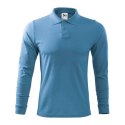 Koszulka polo Malfini Single J. LS M MLI-21114 lazurowy L