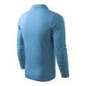 Koszulka polo Malfini Single J. LS M MLI-21114 lazurowy L