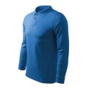 Koszulka polo Malfini Single J. LS M MLI-21114 lazurowy M