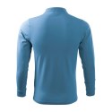 Koszulka polo Malfini Single J. LS M MLI-21114 lazurowy M