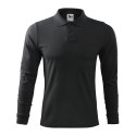 Koszulka polo Malfini Single J. LS M MLI-21194 ebony gray M