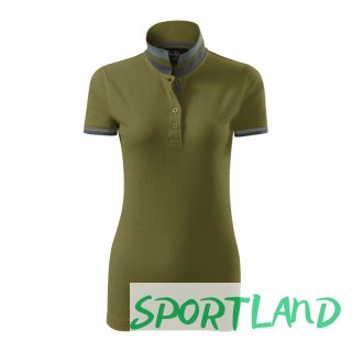 Koszulka polo Malfini Collar Up W MLI-257A3 zieleń avocado M