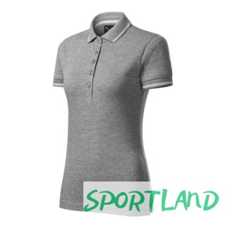 Koszulka polo Malfini Perfection plain W MLI-25312 ciemnoszary melanż M