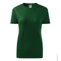 Koszulka Malfini Classic New W MLI-13306 zieleń butelkowa 2XL