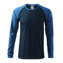 Koszulka Malfini Street LS M MLI-13002 granatowy 2XL