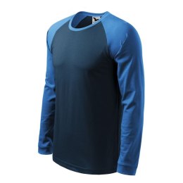 Koszulka Malfini Street LS M MLI-13002 granatowy 4XL