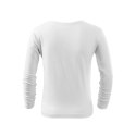 Koszulka Malfini Fit-T LS Jr MLI-12100 biały 122 cm/6 lat