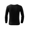 Koszulka Malfini Fit-T LS Jr MLI-12101 czarny 146 cm/10 lat