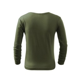 Koszulka Malfini Fit-T LS Jr MLI-12109 khaki 158 cm/12 lat