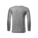 Koszulka Malfini Fit-T LS Jr MLI-12112 ciemnoszary melanż 146 cm/10 lat