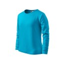 Koszulka Malfini Fit-T LS Jr MLI-12144 turkus 110 cm/4 lata