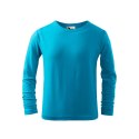 Koszulka Malfini Fit-T LS Jr MLI-12144 turkus 110 cm/4 lata
