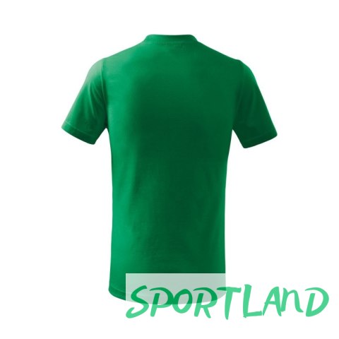 Koszulka Malfini Basic Jr MLI-13816 zieleń trawy 146 cm/10 lat Koszulka Malfini Basic Jr MLI-13816 zieleń trawy 146 cm/10 lat