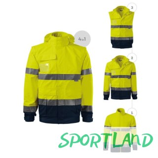 Kurtka Rimeck HV Guard 4 in 1 M MLI-5V297 fluorescencyjny żółty M