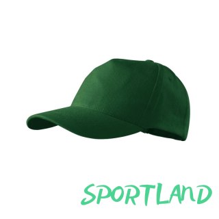 Czapka unisex 5P (zieleń butelkowa) nastawialna