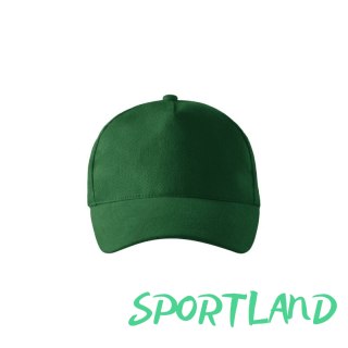 Czapka unisex 5P (zieleń butelkowa) nastawialna