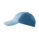 Czapka unisex 6P (lazurowy) nastawialna