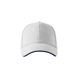 Czapka unisex Sandwich 6P (biały) nastawialna