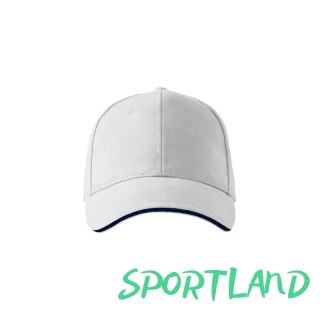 Czapka unisex Sandwich 6P (biały) nastawialna