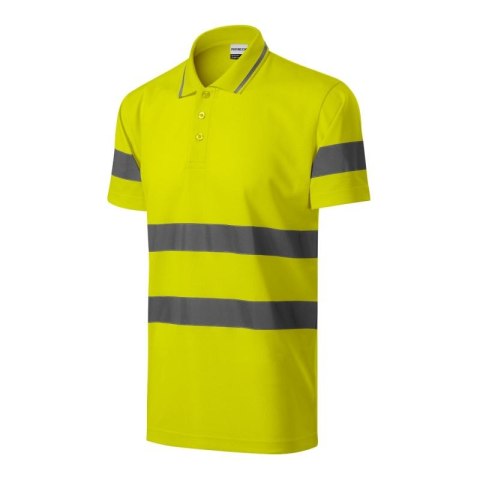 Koszulka polo Rimeck HV Runway M MLI-2V997 fluorescencyjny żółty 2XL Koszulka polo Rimeck HV Runway M MLI-2V997 fluorescencyjny żółty 2XL