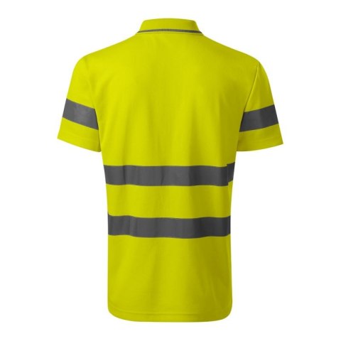 Koszulka polo Rimeck HV Runway M MLI-2V997 fluorescencyjny żółty L Koszulka polo Rimeck HV Runway M MLI-2V997 fluorescencyjny żółty L