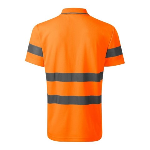 Koszulka polo Rimeck HV Runway M MLI-2V998 fluorescencyjny pomarańczowy 3XL Koszulka polo Rimeck HV Runway M MLI-2V998 fluorescencyjny pomarańczowy 3XL