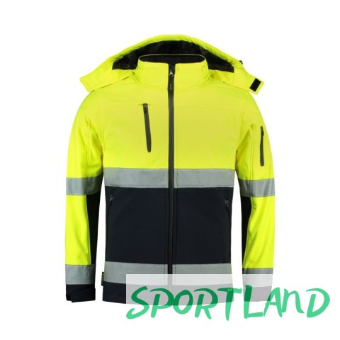 Kurtka Rimeck Bi-color EN ISO 20471 Softshell M MLI-T5297 fluorescencyjny żółty 4XL Kurtka Rimeck Bi-color EN ISO 20471 Softshell M MLI-T5297 fluorescencyjny żółty 4XL