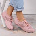 Buty sportowe ażurowe News W EVE211D pudrowy róż 38