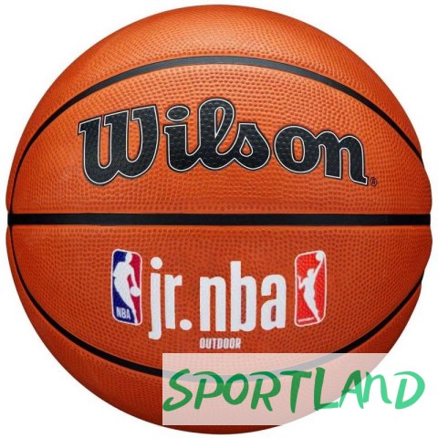Piłka do koszykówki Wilson Jr NBA Logo Auth Outdoor WZ3011801XB6 7 Piłka do koszykówki Wilson Jr NBA Logo Auth Outdoor WZ3011801XB6 7