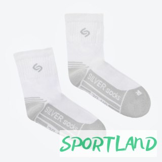 Skarpety Inmove Athletic D.Silver M INMOVEATHLETICD.SILVER White/Grey 44 / 46