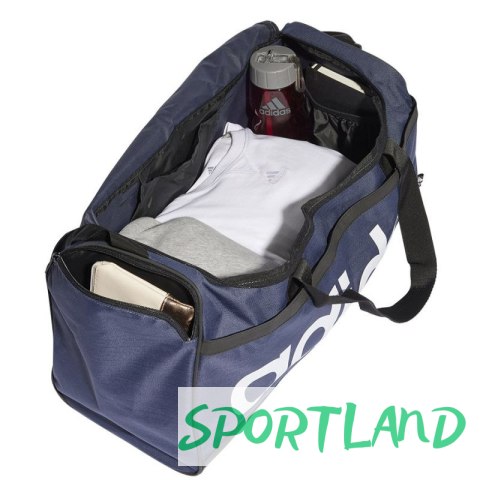 Torba adidas Linear Duffel Bag M HR5349 granatowy Torba adidas Linear Duffel Bag M HR5349 granatowy