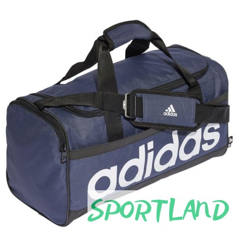 Torba adidas Linear Duffel S HR5353 granatowy Torba adidas Linear Duffel S HR5353 granatowy