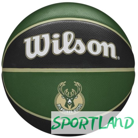 Piłka Wilson NBA Team Milwaukee Bucks Ball WTB1300XBMIL 7 Piłka Wilson NBA Team Milwaukee Bucks Ball WTB1300XBMIL 7