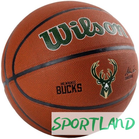 Piłka Wilson Team Alliance Milwaukee Bucks Ball WTB3100XBMIL 7 Piłka Wilson Team Alliance Milwaukee Bucks Ball WTB3100XBMIL 7