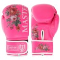 Rękawice bokserskie MASTERS RPU-FLOWER różowy+10 oz