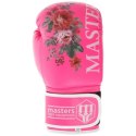 Rękawice bokserskie MASTERS RPU-FLOWER różowy+10 oz