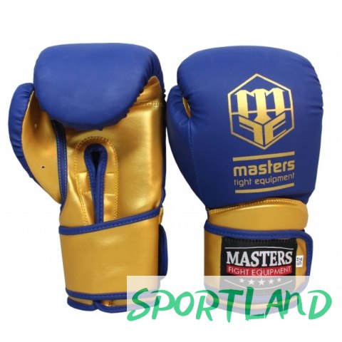 Rękawice bokserskie Masters RPU-COLOR/GOLD 10 oz 01439-0210 niebieski+10 oz Rękawice bokserskie Masters RPU-COLOR/GOLD 10 oz 01439-0210 niebieski+10 oz