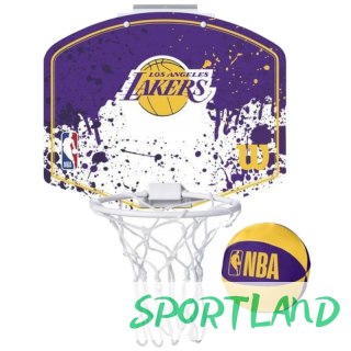 Tablica do koszykówki Mini Wilson NBA Team Los Angeles Lakers Mini Hoop WTBA1302LAL One size