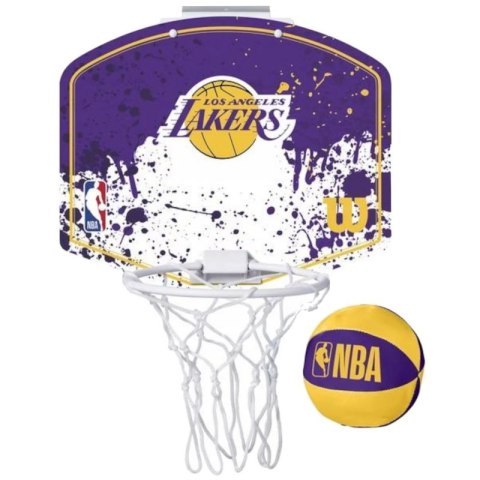 Tablica do koszykówki Mini Wilson NBA Team Los Angeles Lakers Mini Hoop WTBA1302LAL One size Tablica do koszykówki Mini Wilson NBA Team Los Angeles Lakers Mini Hoop WTBA1302LAL One size