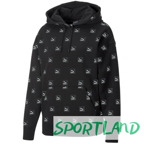 Bluza Puma Brand Love AOP Hoodie FL W 535706 01 L Bluza Puma Brand Love AOP Hoodie FL W 535706 01 L